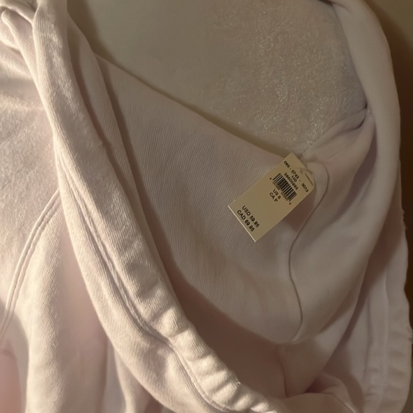 AMERICAN EAGLE white oversized hoodie (S) - Picture 2 of 2